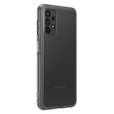  Samsung Galaxy A13 (A135F / A137F) Telefontok - Eredeti SAMSUNG áttetsző fekete szilikon tok tok és táska