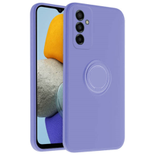  Samsung Galaxy A14 5G Telefontok - Grip lila szilikon tok, kitámasztó ujjgyűrűvel tok és táska