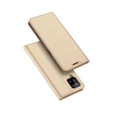  Samsung Galaxy A22 LTE / 4G telefontok  - Dux Ducis arany flipcover tok tok és táska