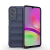  Samsung Galaxy A25 5G SM-A256B, Szilikon tok, közepesen ütésálló, 3D minta, sötétkék