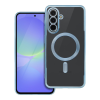  Samsung Galaxy A36 5G telefontok - ELECTRO MAG - MagSafe kompatibilis átlátszó/kék hátlap tok