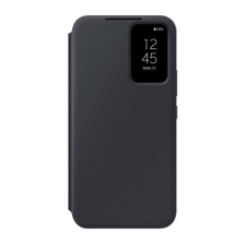 Samsung Galaxy A54 5G SM-A546B, Oldalra nyíló tok, hívás mutatóval, kártyatartóval, Smart View Wallet, fekete, gyári tok és táska