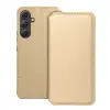  Samsung Galaxy A55 5G könyvtok, fliptok, telefon tok, bankkártyatartós, mágneszáras, arany, Dual Pocket