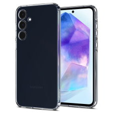 Samsung Galaxy A55 5G SM-A556B, Szilikon tok, Spigen Crystal Flex, átlátszó tok és táska