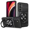  Samsung Galaxy A57 5G Defender Armor Mag tok – mágneses, MagSafe kompatibilis, kitámasztható, ütésál