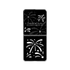 Samsung Galaxy Flip8 Flipsuit mágneses tok, Fireworks, szürke (GP-FFF776CUBTW)