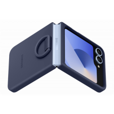 Samsung Galaxy Flip 6 gyári szilikon tok, tengerészkék tok és táska