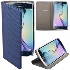  Samsung Galaxy M14 telefon tok, könyvtok, oldalra nyíló tok, mágnesesen záródó, SM-M146, sötétkék tok és táska