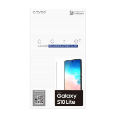 Samsung Galaxy S10 Lite, Galaxy A91, Üvegfólia, 0,33mm vékony, 9H, Sík részre mobiltelefon kellék