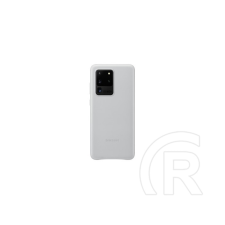 Samsung Galaxy S20 Ultra bőr tok (világos szürke) tok és táska