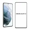  Samsung Galaxy S21 üvegfólia- 5D full glue, super kemény tokbarát fólia fekete kerettel