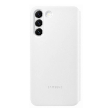 Samsung Galaxy S22+ Clear View Cover, gyári flip tok, fehér, EF-ZS906CW tok és táska