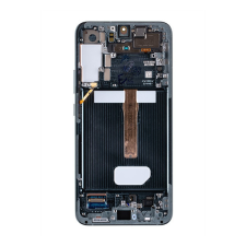 Samsung Galaxy S22 Plus kompatibilis LCD kijelző + érintő, kerettel, zöld, SM-S906B mobiltelefon, tablet alkatrész