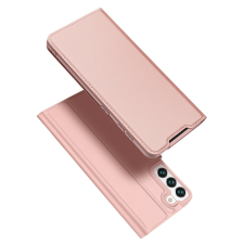  Samsung Galaxy S22+ (S22 Plus) Telefontok - Dux Ducis rose gold flipcover tok tok és táska