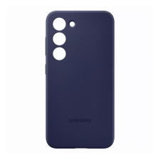 Samsung Galaxy S23 Plus SM-S916, Szilikon tok, sötétkék, gyári tok és táska