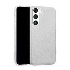  Samsung Galaxy S23+ (S23 Plus) Telefontok - Ezüst Shiny tok tok és táska