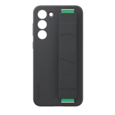 Samsung Galaxy S23+ szilikontok szíjjal fekete (EF-GS916TBEGWW) (EF-GS916TBEGWW) - Telefontok tok és táska