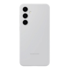  Samsung Galaxy S24 FE SM-S721, Szilikon tok, világosszürke, gyári tok és táska