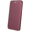  Samsung Galaxy S24 Plus SM-S926, Oldalra nyíló tok, stand, Forcell Elegance, bordó
