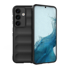 Samsung Galaxy S24 SM-S921, Szilikon tok, közepesen ütésálló, 3D minta, fekete tok és táska