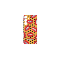 Samsung Galaxy S24+ Toiletpaper gyári tok, sárga/száj minta tok és táska