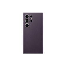 Samsung Galaxy S24 Ultra Dark Violet vegán bőrtok tok és táska