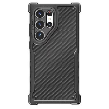 Samsung Galaxy S24 Ultra SHLDAir Rugged Cover gyári ütésálló hátlap tok, fekete tok és táska