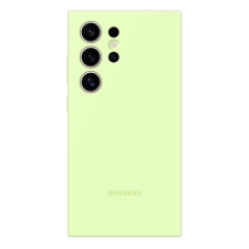 Samsung Galaxy S24 Ultra SM-S928, Szilikon tok, világoszöld, gyári tok és táska