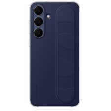 Samsung Galaxy S25 FE Standing Grip gyári hátlap tok, sötétkék tok és táska