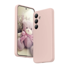  Samsung Galaxy S25+ (S25 Plus) telefontok - púder pink szilikon hátlap tok tok és táska