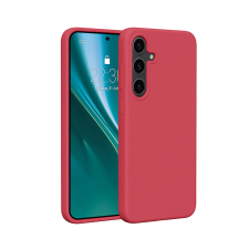  Samsung Galaxy S25 telefontok - Etteri - málna színű szilikon hátlap tok tok és táska