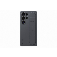 Samsung Galaxy S25 Ultra Stand Grip tok, Fekete tok és táska