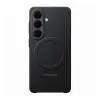 Samsung Galaxy S26 (SM-S942) szilikon telefonvédő (mágneses, karbon minta) fekete