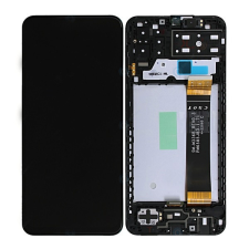 Samsung Galaxy SM-A135F A13 kompatibilis LCD kijelző, fekete mobiltelefon, tablet alkatrész