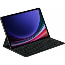 Samsung Galaxy Tab S9 Plus bőr hatású QWERTY, angol nyelvű tablet tok fekete (EF-DX810BBEGGB) (EF-DX810BBEGGB) tablet tok