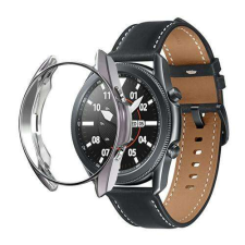 SAMSUNG Galaxy Watch3 41mm (SM-R855F), Okosóra szilikontok, Galvanizált Szürke okosóra kellék