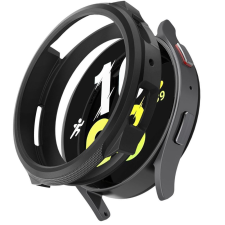  Samsung Galaxy Watch6 (44 mm) - SPIGEN LIQUID AIR fekete szilikon védőtok okosóra kellék