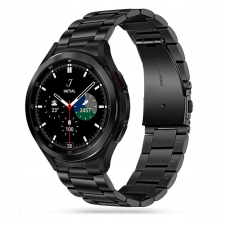 Samsung Galaxy Watch6 / Watch6 Classic okosóra fémszíj - fekete fémszíj okosóra kellék