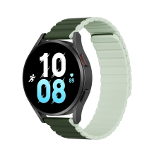  Samsung Galaxy Watch6 / Watch6 Classic okosóra szíj - Dux Ducis - zöld mágneses szíj (szíj szélesség: 20 mm) okosóra kellék