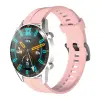  Samsung Galaxy Watch 3 (45 mm) okosóra szíj - pink szilikon (22 mm)
