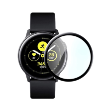  Samsung Galaxy Watch Active 2 - BESTSUIT okosóra fólia - kijelzővédő fólia, fekete kerettel (40 mm) okosóra kellék