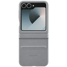 Samsung Galaxy Z Flip6 vegán bőrtok szürke (EF-VF741PJEGWW) (EF-VF741PJEGWW) tok és táska