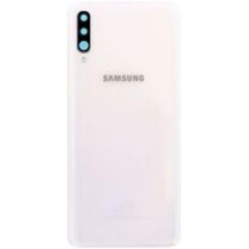 Samsung GH82-19467D Gyári Samsung Galaxy A70 fehér akkufedél hátlap - burkolati elem mobiltelefon, tablet alkatrész