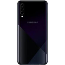 Samsung GH82-20805D Gyári akkufedél hátlap - burkolati elem Samsung Galaxy A30S, fekete mobiltelefon, tablet alkatrész