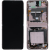 Samsung GH82-23414B Gyári Samsung Galaxy Z Flip 5G OLED kijelző érintővel Bronz kerettel előlap