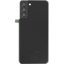 Samsung GH82-24505E Gyári akkufedél hátlap - burkolati elem Samsung Galaxy S21 Plus, fekete mobiltelefon, tablet alkatrész