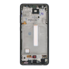 Samsung GH82-25524A Samsung Galaxy A52 / A52 5G / A52s 5G OEM OLED kijelző érintővel Ezüst kerettel előlap