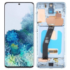 Samsung GH82-31433B Gyári Samsung Galaxy S20 5G OLED kijelző érintővel Kék kerettel előlap