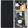 Samsung GH82-31454C Gyári Samsung Galaxy Note20 Ultra / Note20 Ultra 5G fekete LCD kijelző érintővel kerettel előlap