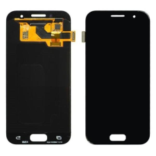 Samsung GH97-19732B Gyári Samsung Galaxy A3 (2017) A320 fekete LCD kijelző érintővel mobiltelefon, tablet alkatrész